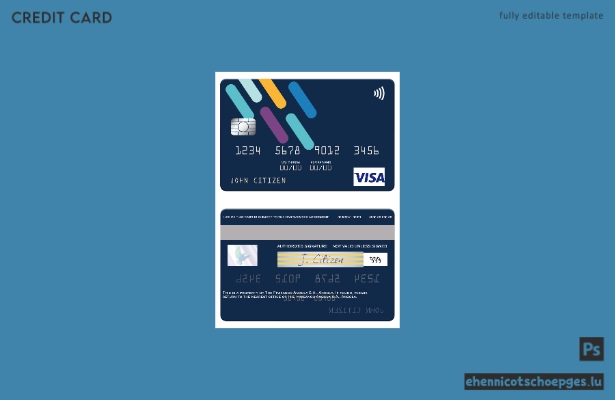 Angola Finibanco Angola S.A. Visa-Kartenbeispielvorschau